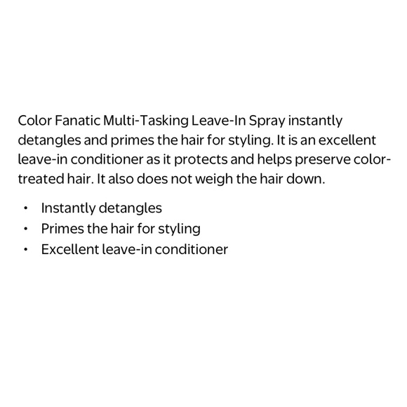 NEW! | Color Fanatic | Multi-Tasking Leave In Conditioning Spray | 13.5 Oz - Picture 2 of 2